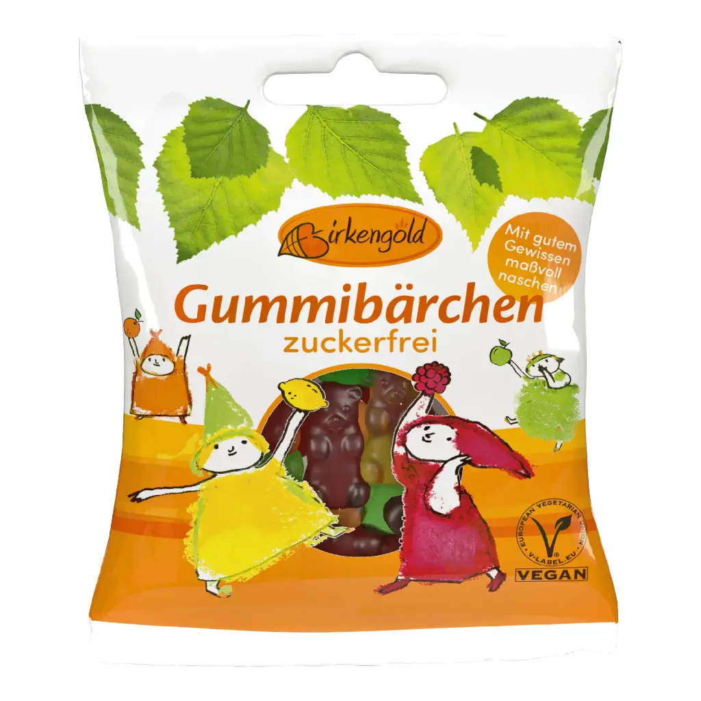 Birkengold Gummibärchen zuckerfrei 50g