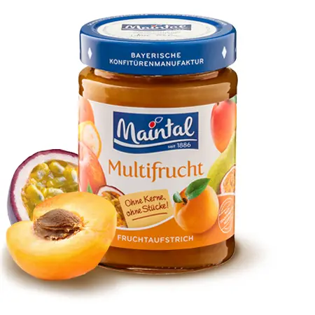 Mehrfrucht-Fruchtaufstrich "Multifrucht", fein passiert 400g