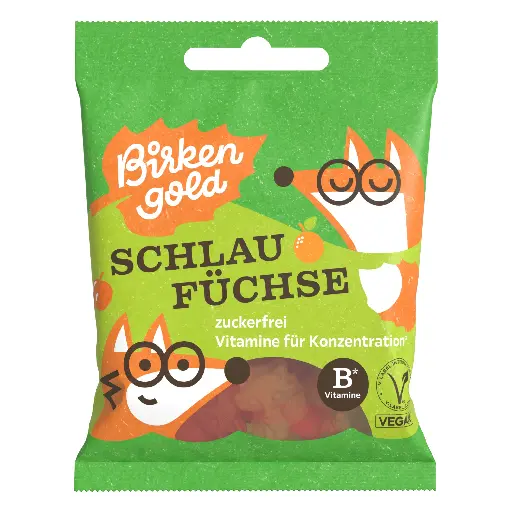 [60187] Birkengold Schlaufüchse zuckerfrei 50g